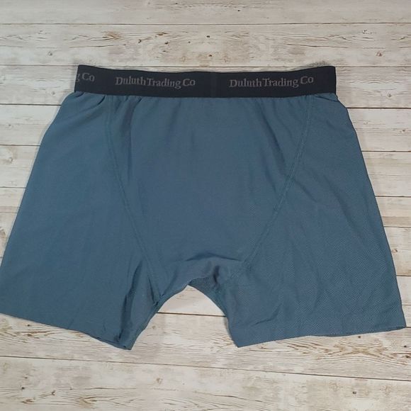 Duluth Trading Company Men's Go Buck Naked Performance Boxer Briefs M NWOT Green - Picture 3 of 5